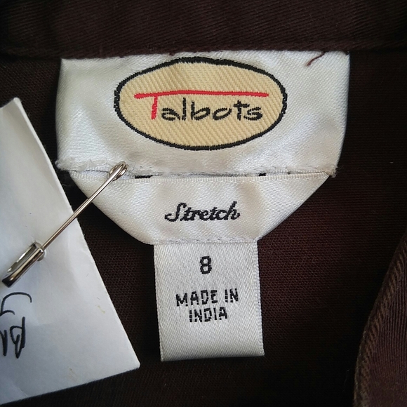 Talbots Floral Applique Blazer Jacket - Picture 4 of 8